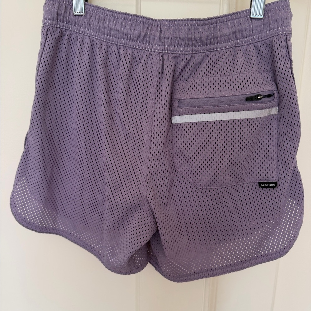 Legends 5” Luka Violet Sky Lined Mesh Athletic Shorts for Men - Picture 4 of 5